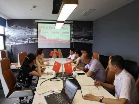 新世紀(jì)南京黨支部開展“四重四亮”主題黨日活動